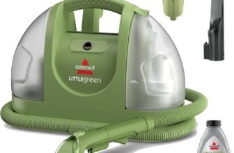 BISSELL Little Green 1400B Review: A Portable Cleaner for Pet Messes, Couches, Rugs, and Car Seats