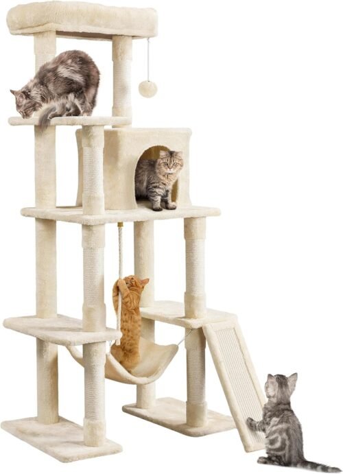 Yaheetech 63-Inch Multi-Level Cat Tree Tower